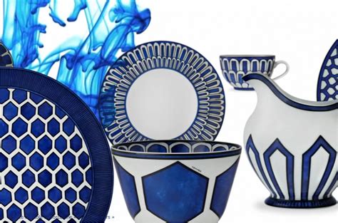 service vaisselle hermes bleu d& 39|Hermes tableware.